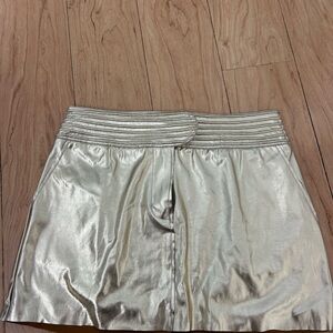 Seek gold mini skirt